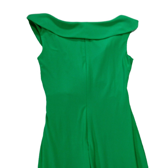 Joseph Ribkoff Signature Maxi Dress Size 10 Spring Green Jersey Faux Wrap 2024 - Picture 10 of 11
